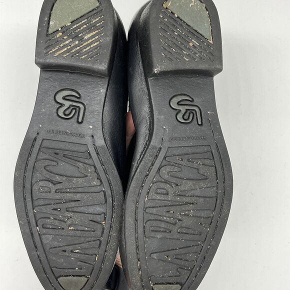 La Barca Traditional Black Leather Ankle Boot Size Mexico 24 USM 5.5; USW 7 - Picture 8 of 11